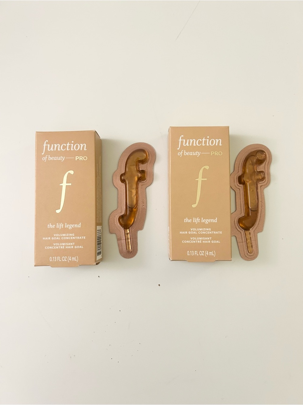 🌸FUNCTION OF BEAUTY PRO Volumizing Hair Goal Concentrate 4 mL x 2